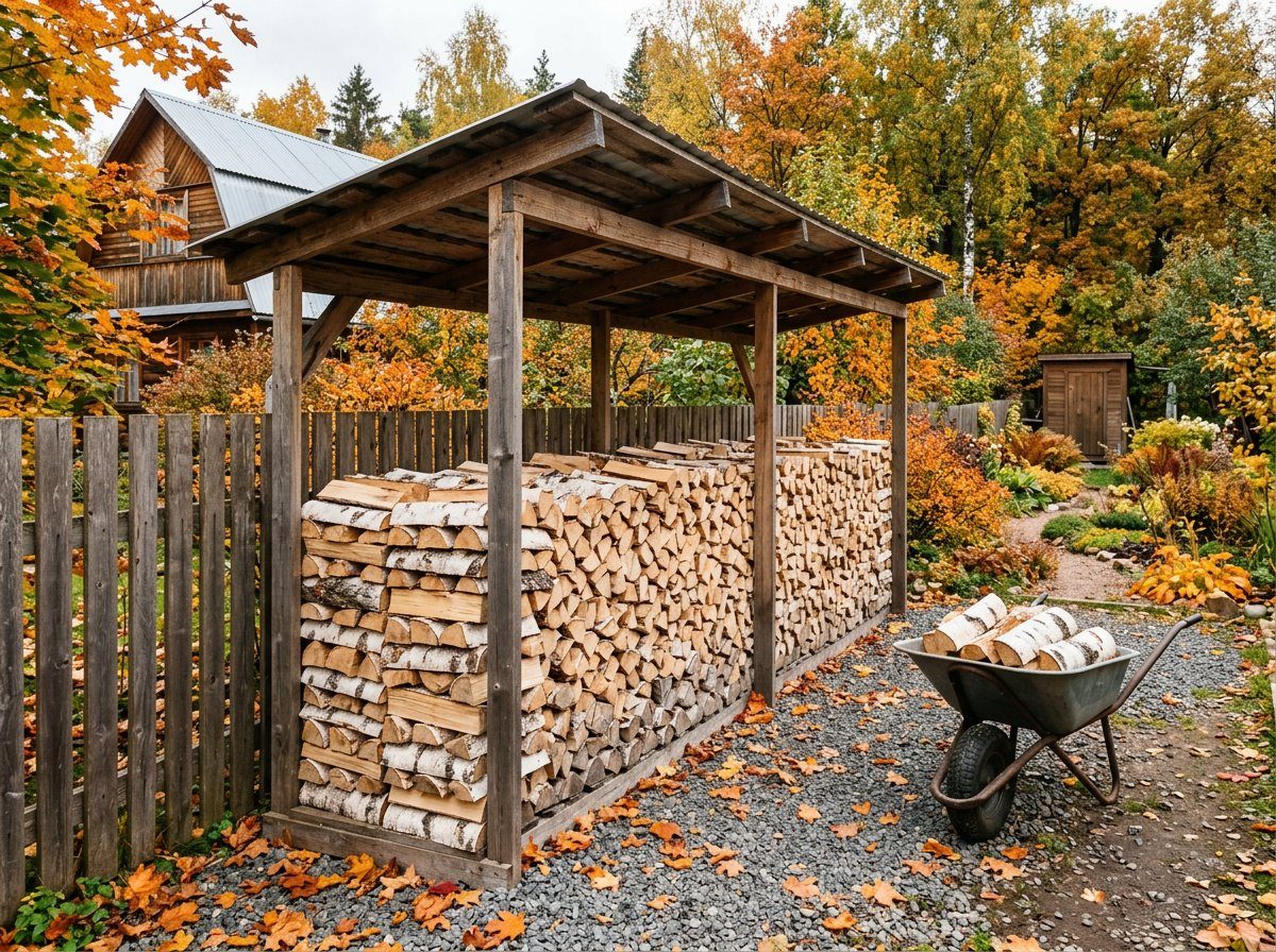 Дровник под ключ — 11 м³ — Кашира, мкр «Крестовая», 62с1